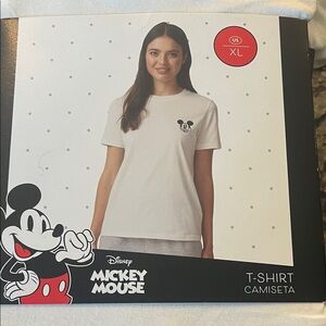 Disney Mickey Mouse White Short Sleeve Tee